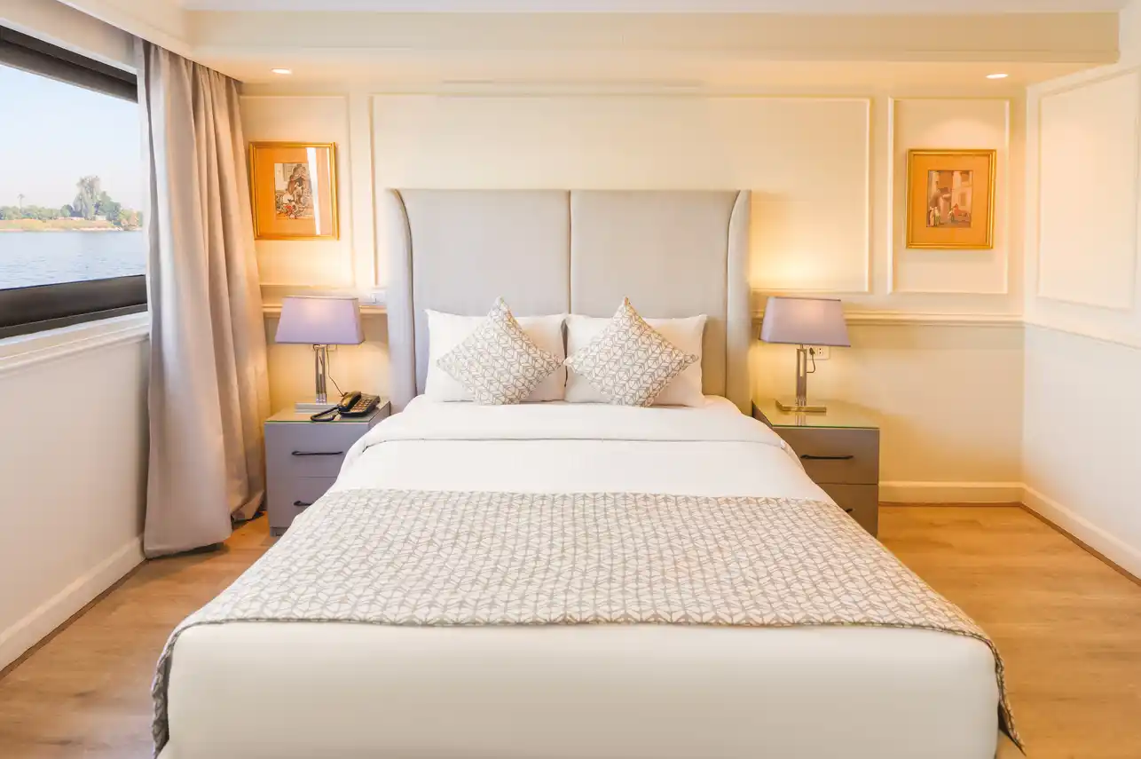 Cabin aboard the Star Of Luxor Nile cruise